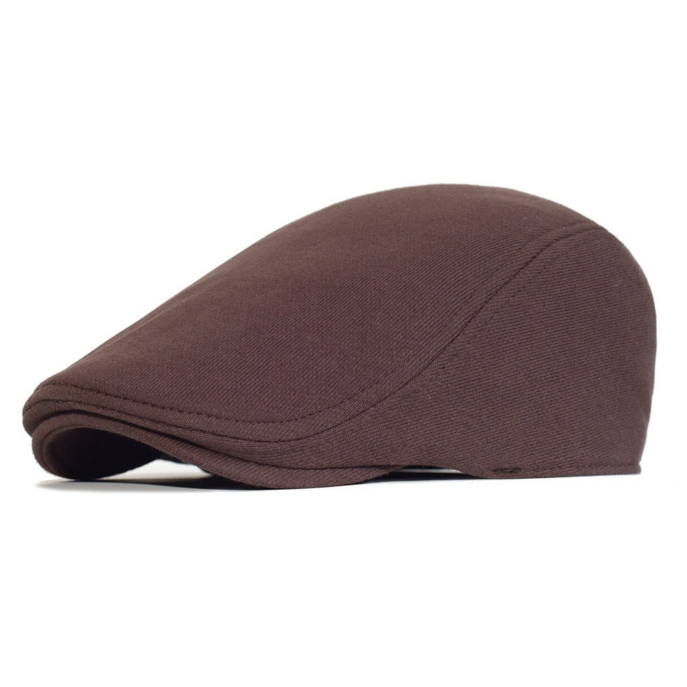 Pure Cotton Solid Color Beret Simple Artistic Retro