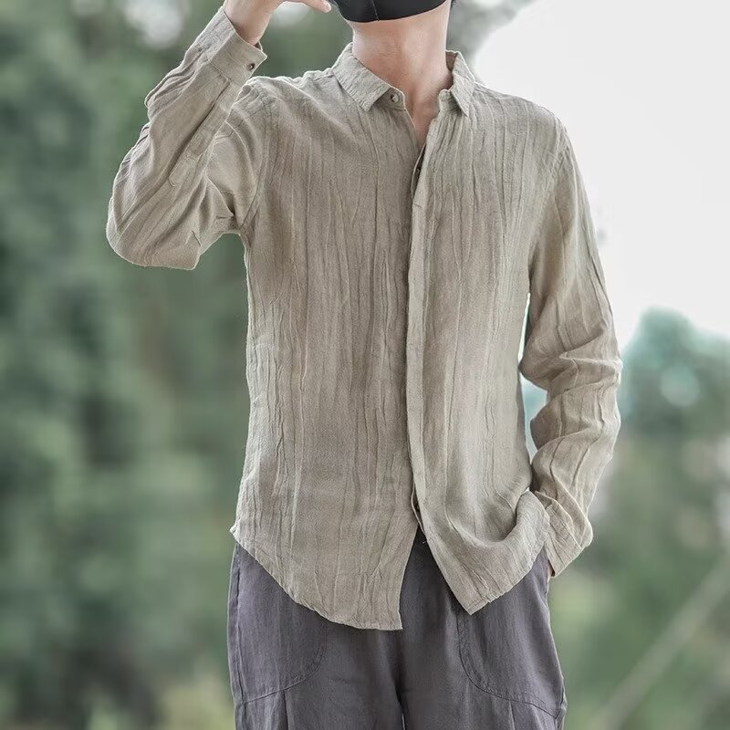 Mens Casual Niche Personality-driven Shirt Jacket
