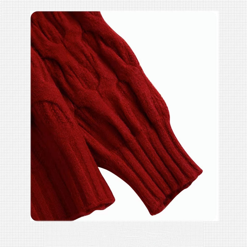 Christmas Top Three-dimensional Decoration Knitwear