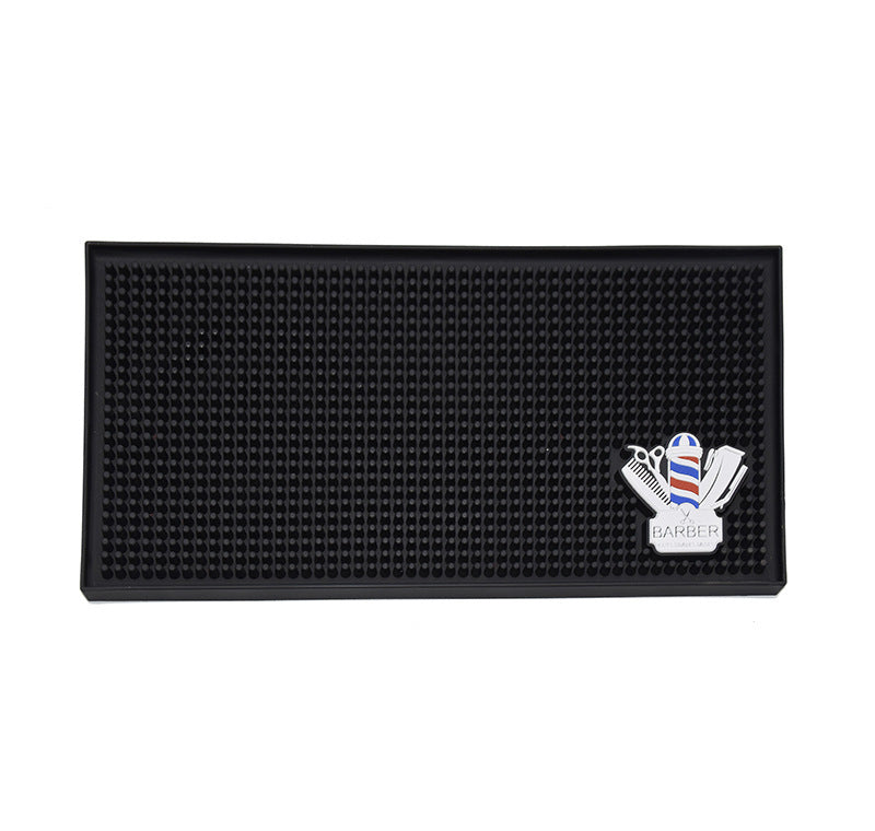 Hairdressing Tool Anti-Skid Pad, Retro Oil Head Clipper Silicone Pad