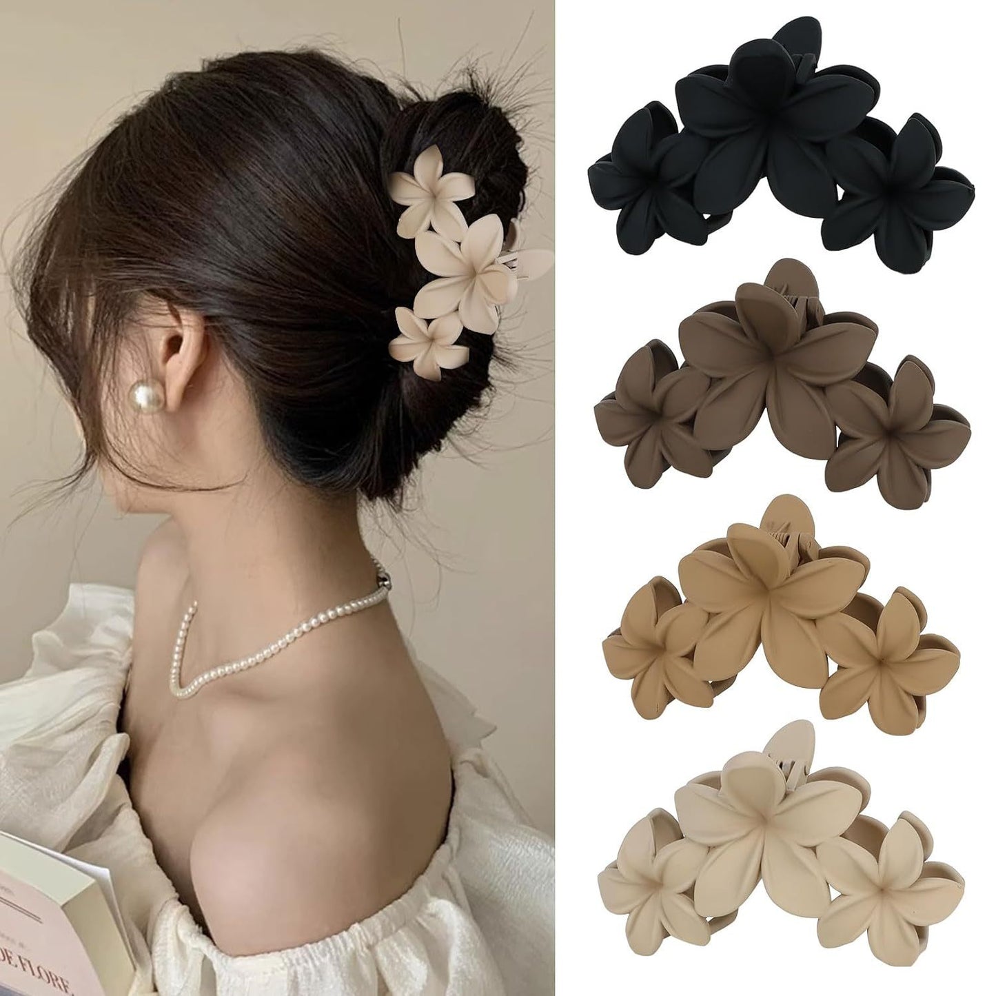 Women's Portable And Simple Plastic Frosted Grip