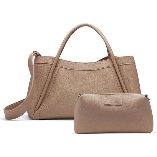 Versatile Vintage Lychee Pattern Commuter Bag Shoulder Messenger Bag