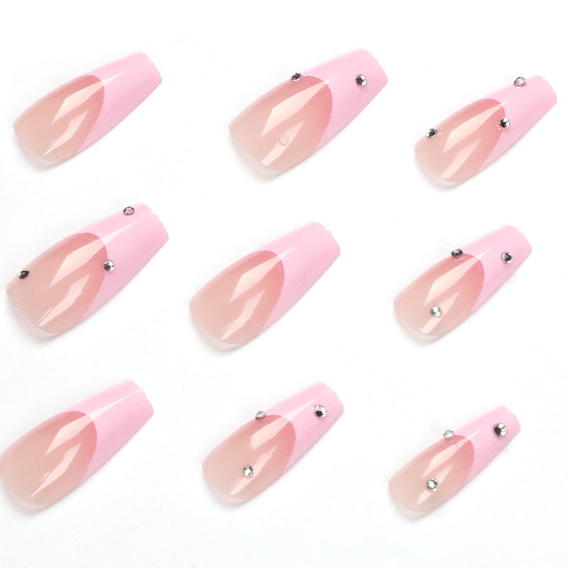 Pearl Long Ballet French Wear Nail Enhancement Piece