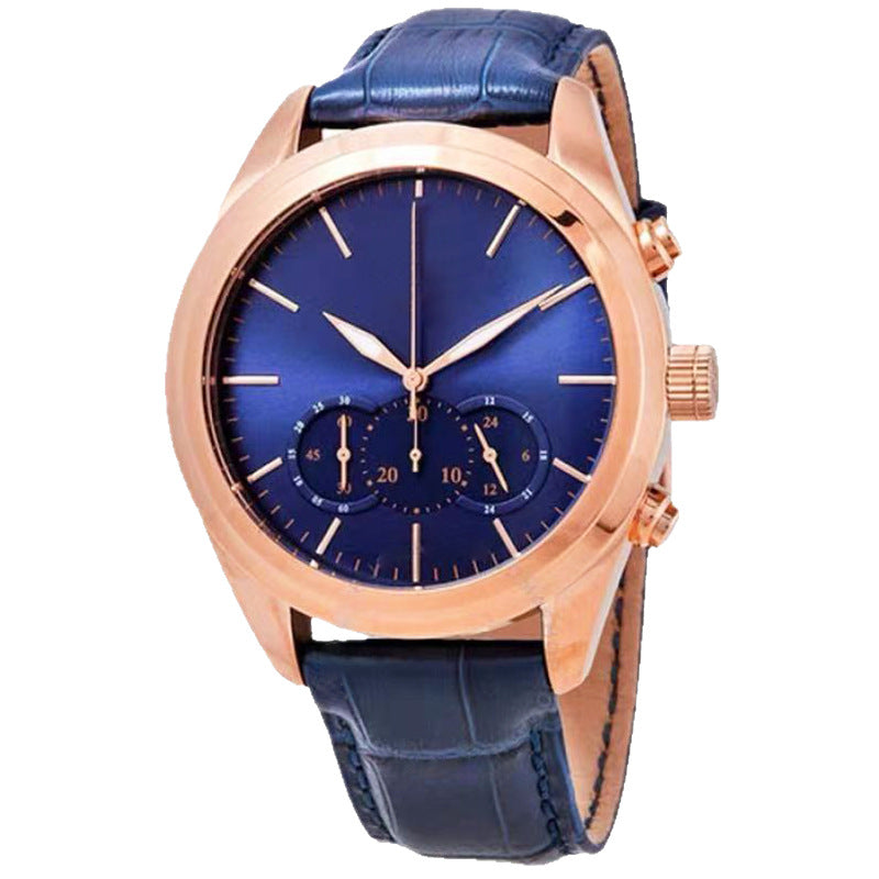 Multifunctional Business Quartz Watch With A Large Dialtrendy And Versatile For Any Occasion