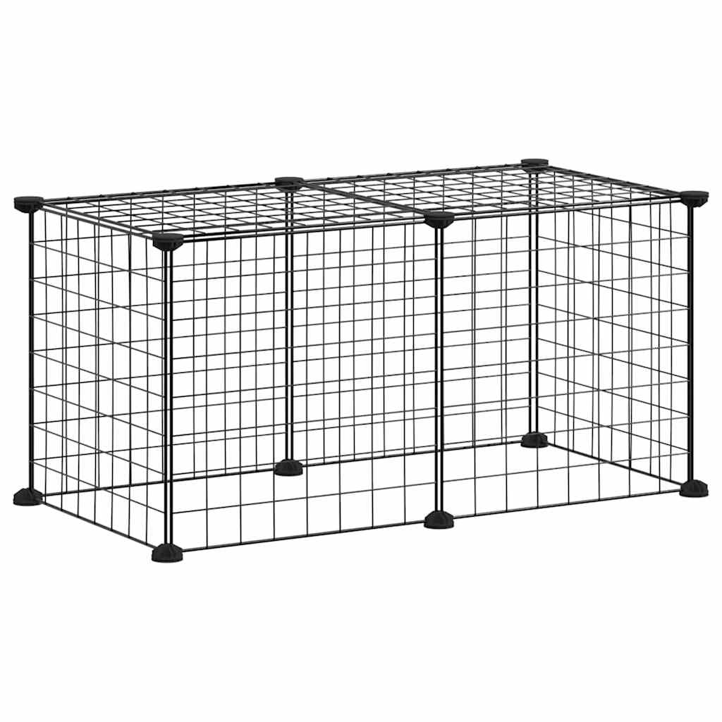 8-piece pet cage set with door