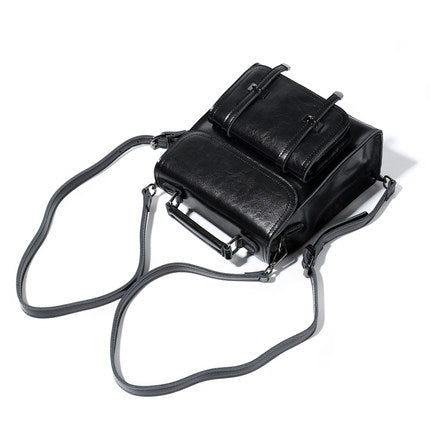 Fashion Multi-functional Leather Backpack For College Students