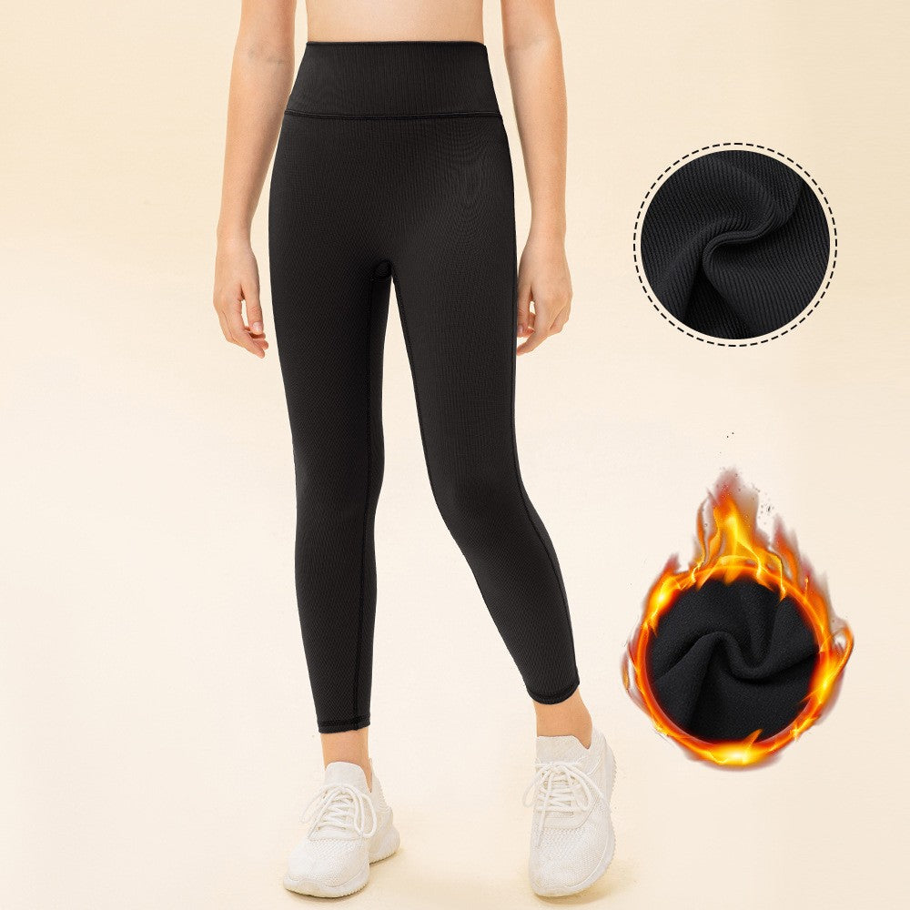 Striped Nylon Fitness Running Pants