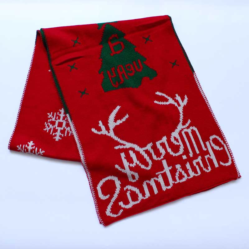 Cute Student Knit Woolen Scarf In Winter