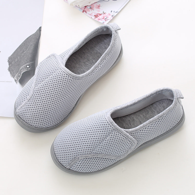 Package Heel Postpartum Thick-soled Non-slip Velcro Pregnant Shoes Confinement