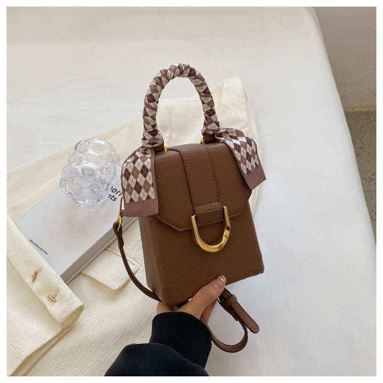Nyt Fashion Halstørklæde Dekoration Håndtaske Dame Alsidig Crossbody