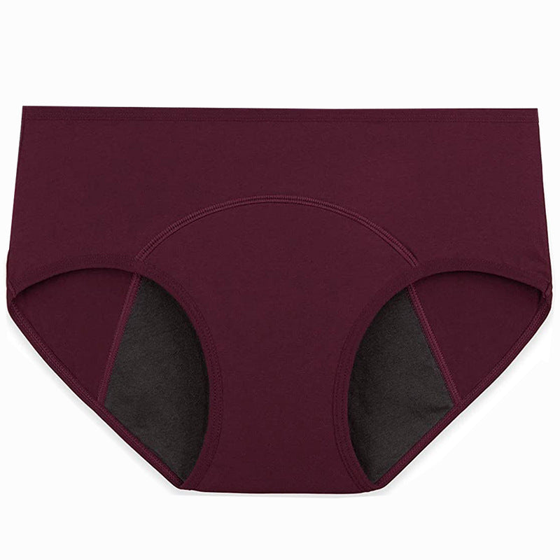 Plus Size Women's Menstrual Underwear C-section Recovery Low Waist
