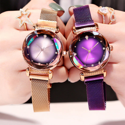 Temperament Ladies Gradient Color Quartz Ladies Watch