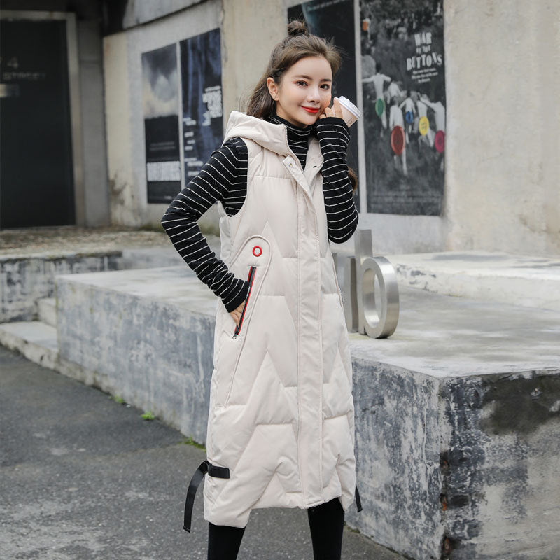 Over The Knee Padded Long Vest