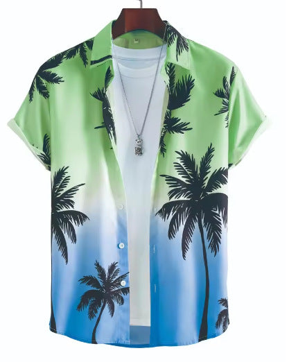 Printing Men's Short-sleeved Shirt