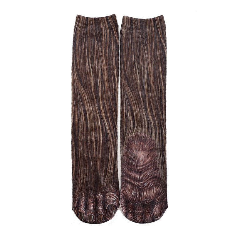 animal print socks 3D
