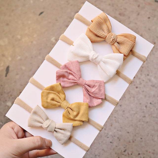 Baby Bow Tie Hair Hoop Nylon
