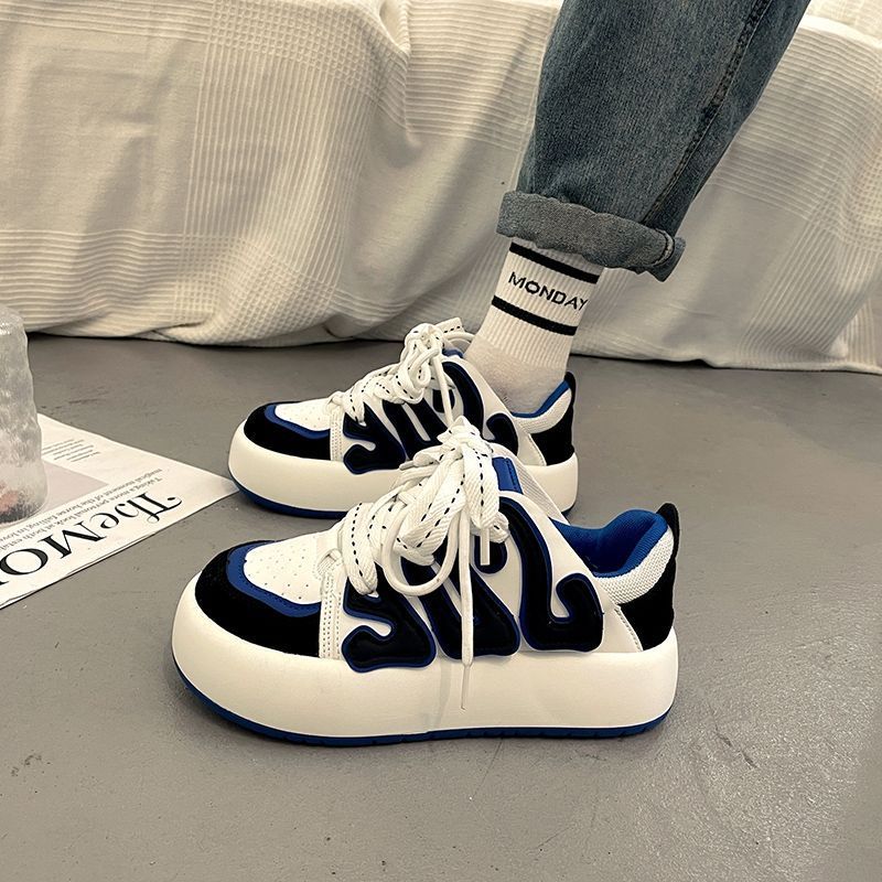 Alsidige Retro Mindretalsdesign Afslappede Sport Skate Sko