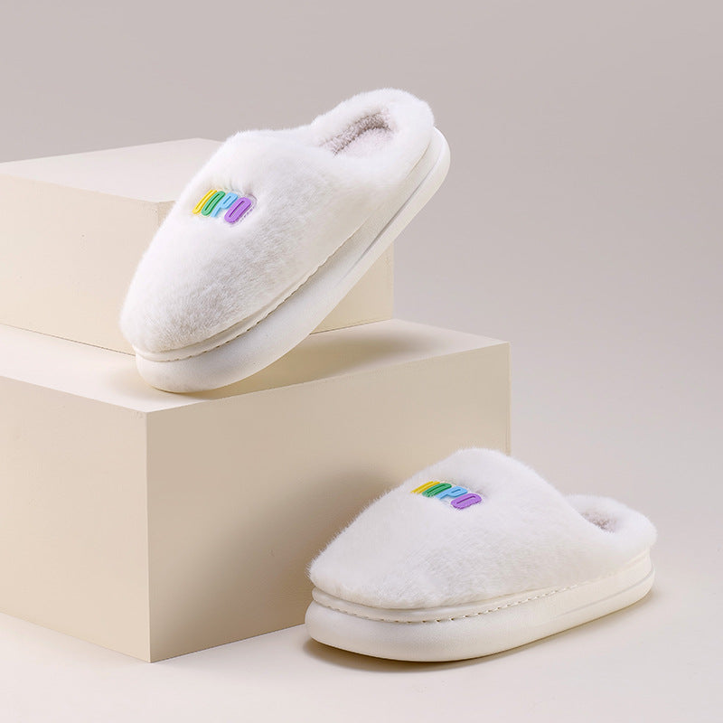 Petal-soled Warm Slippers For Ladies