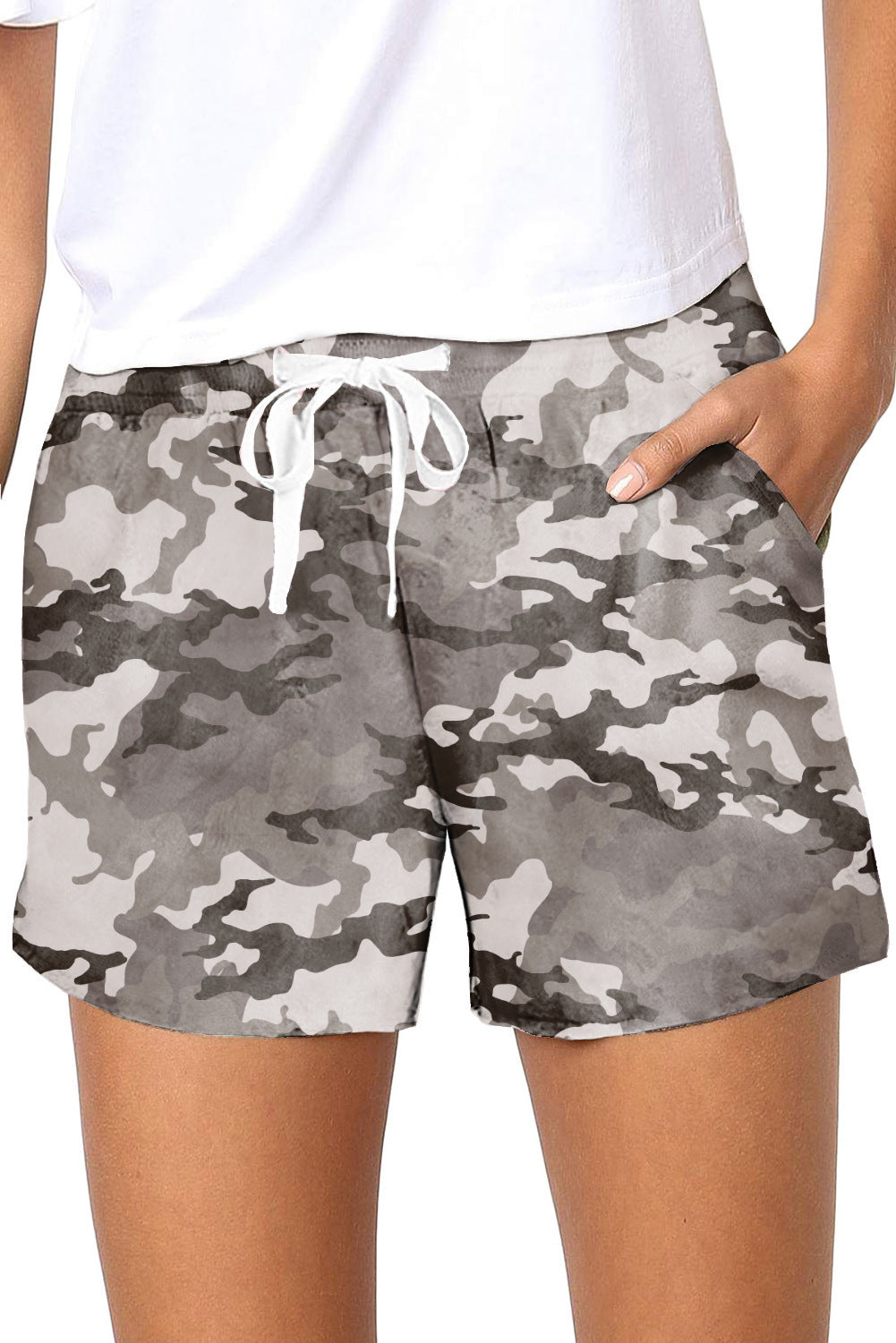 Summer Slim Tie Dye Patterned Gradient Casual Beachwear Shorts