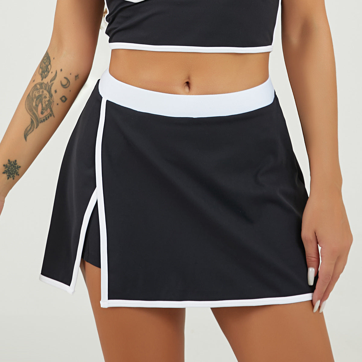 Fitness Culotte Two-Piece Sports Suit For Women