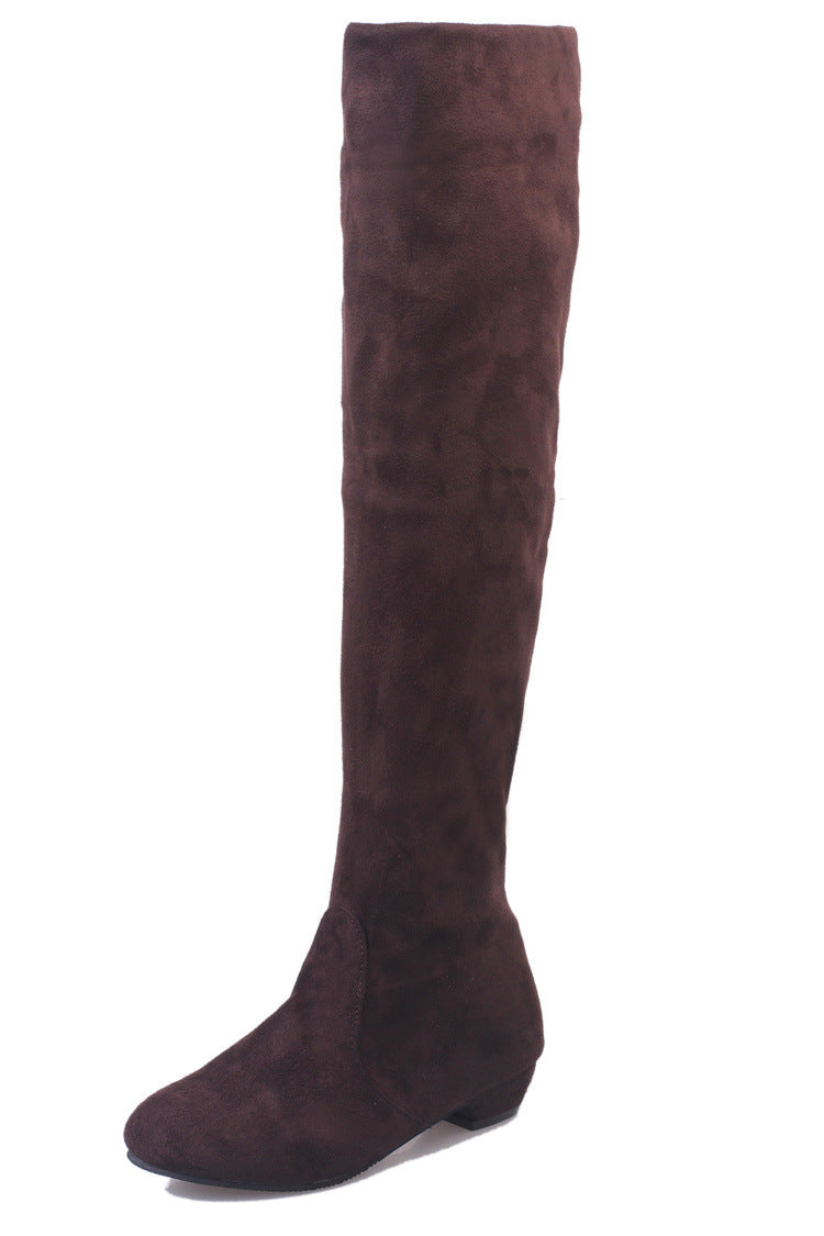 Autumn And Winter New High Leg Boot Long Over-the-knee Boots Flat Boots Children