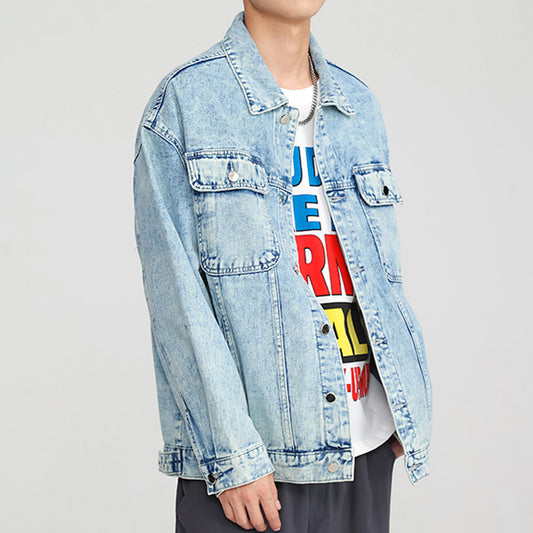 Amerikansk vintage denimjakke til mænd