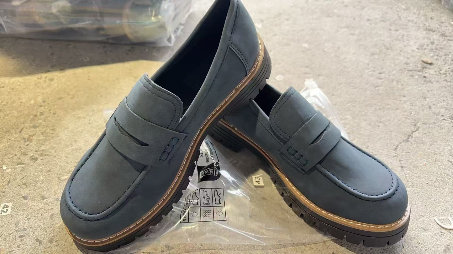 Fashion Flat Shoes Casual Matte British Style Women's Shoes