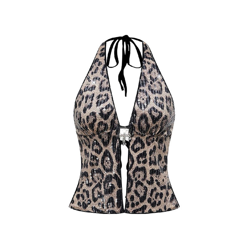 Sleeveless Halter Vest For Women