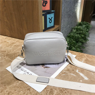 Wide Shoulder Strap Female Bag Harajuku Style Messenger Bag Simple