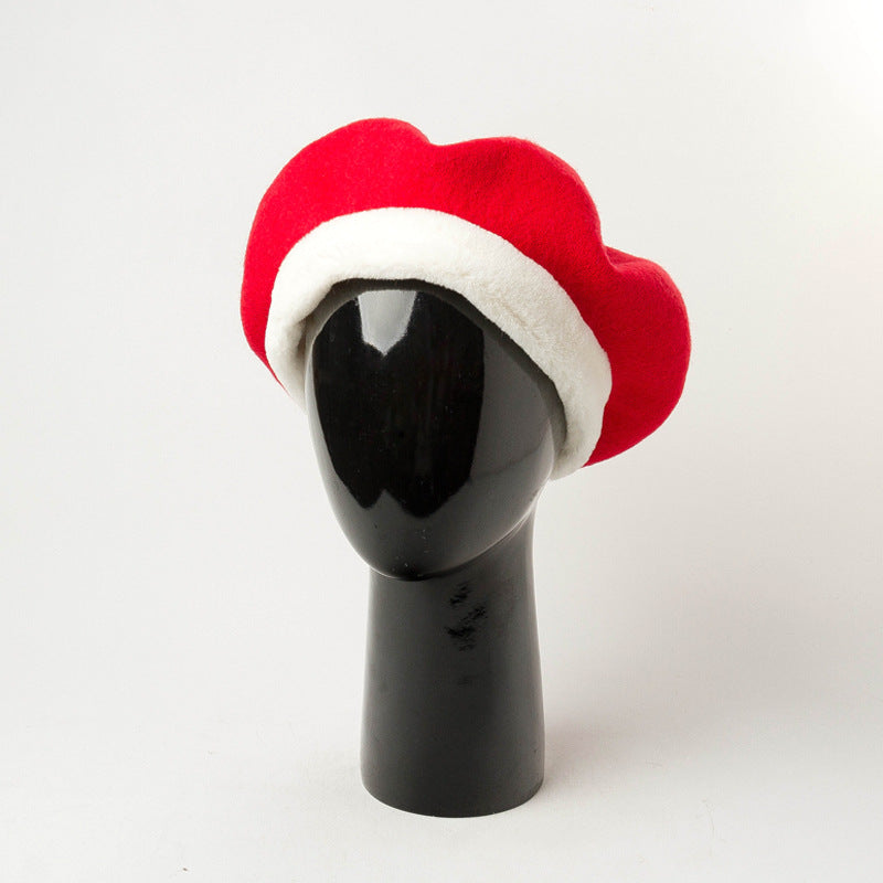 Cute Warm Bud Hat With Hair Ball