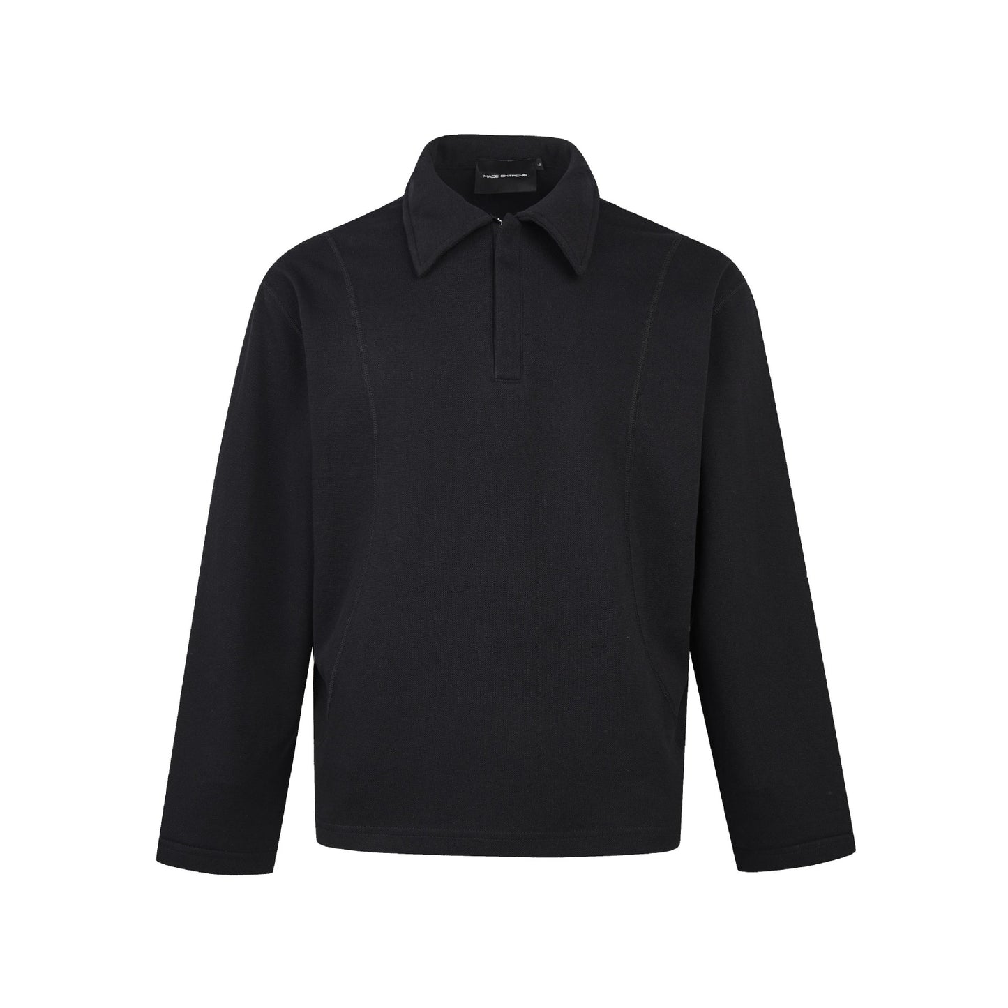 Tailored Anti-car Bottoming Long-sleeved Polo Shirt