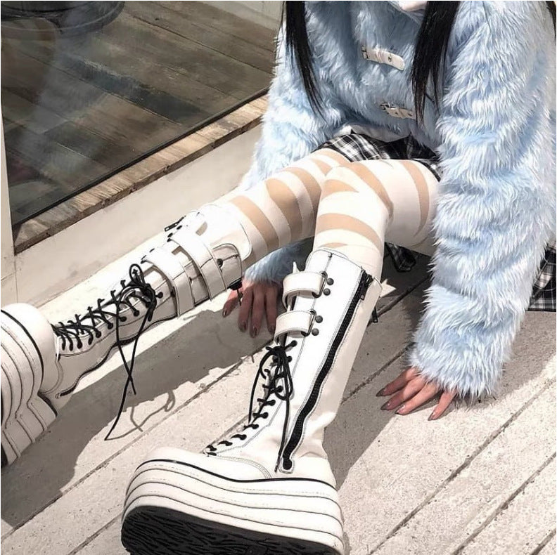 Women's Knight Boots With Thick Soles