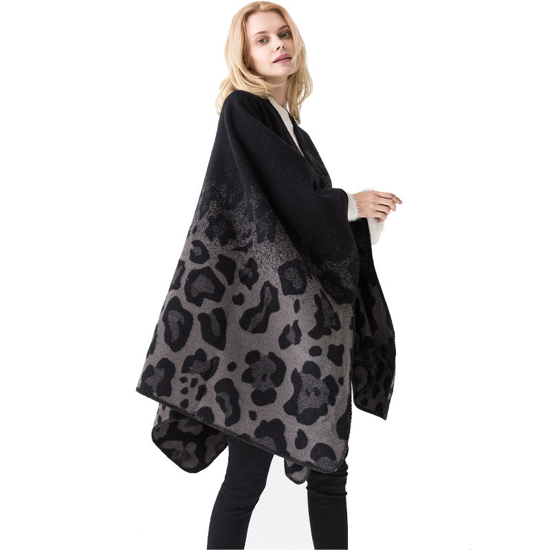 European And American Fashion Geometry Pattern Shawl Blanket Dual-use