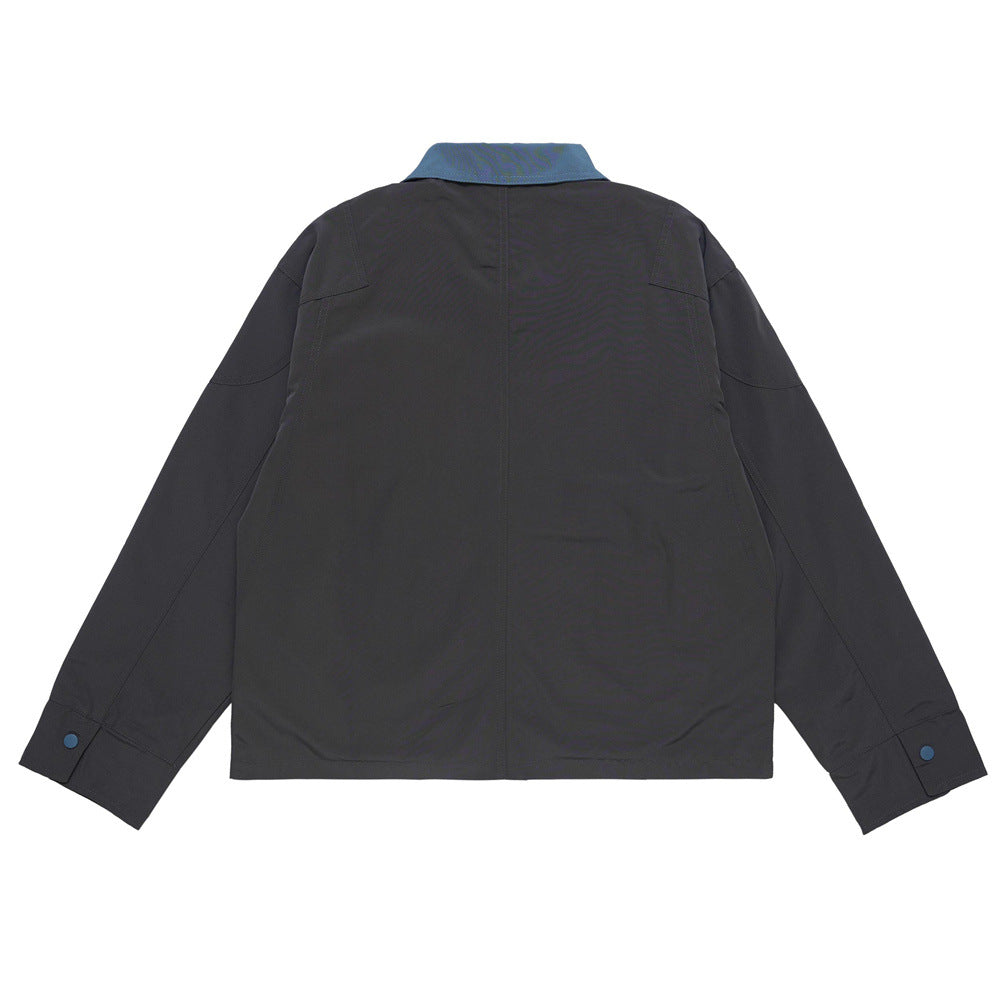 American Street Letter Printed Workwear Jacket