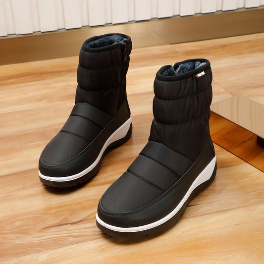 Fashion Warm And Velvet Waterproof And Ski Boots