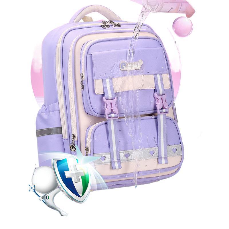 Elementary School Student Large Capacity Girl Spine-protective Backpack