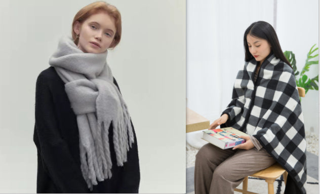 Glutinous Idle Style Thermal Long Scarf