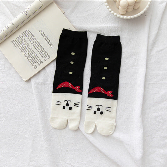 Women's Versatile Cartoon Tube Socks