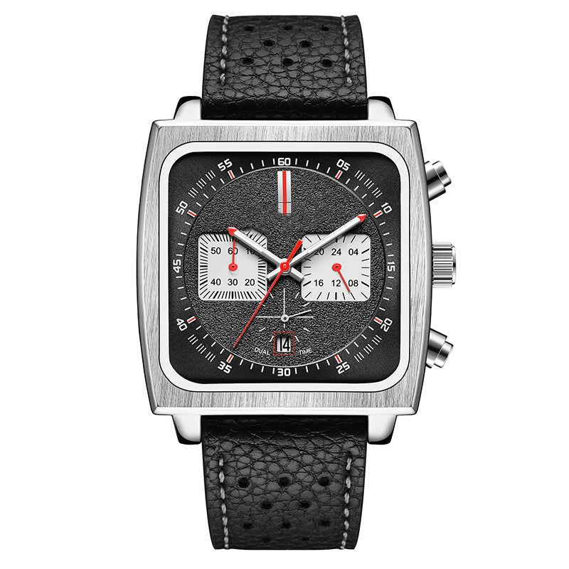 Business Men's Square Multi-function Watch