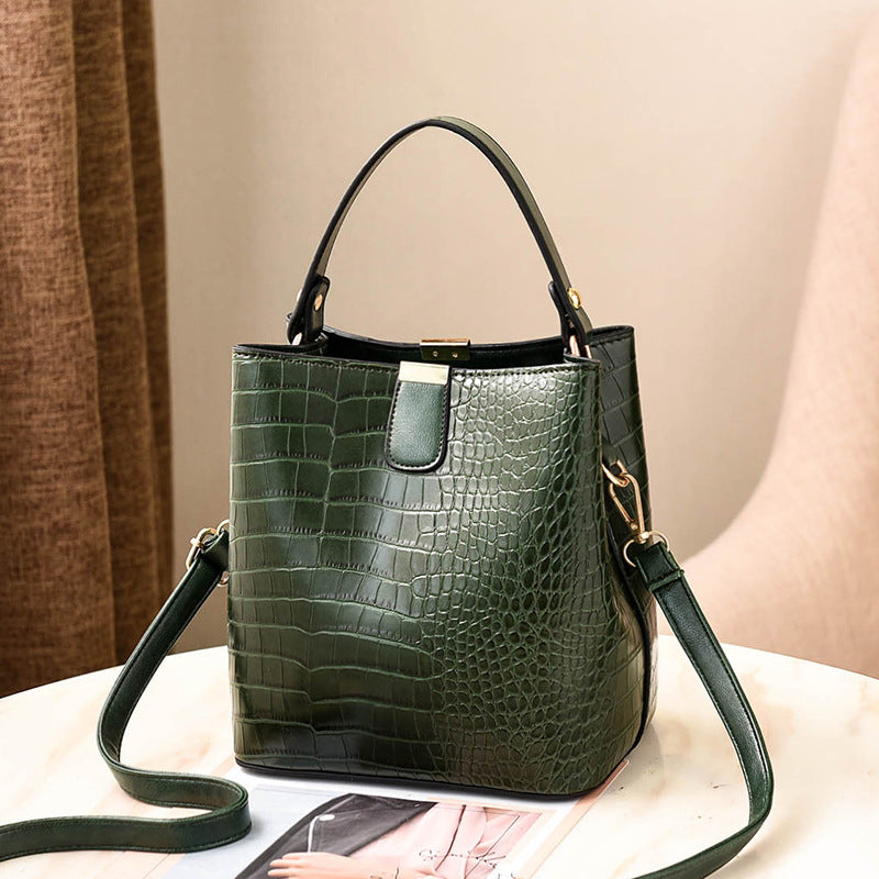 Women's Bag Korean Fashion Casual Bucket Bag Shoulder Bag Messenger Bag One Generation Delivery Bag Female Bags