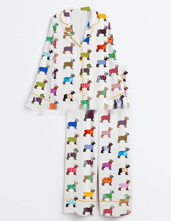Polyester Digital Printed Pajama Set