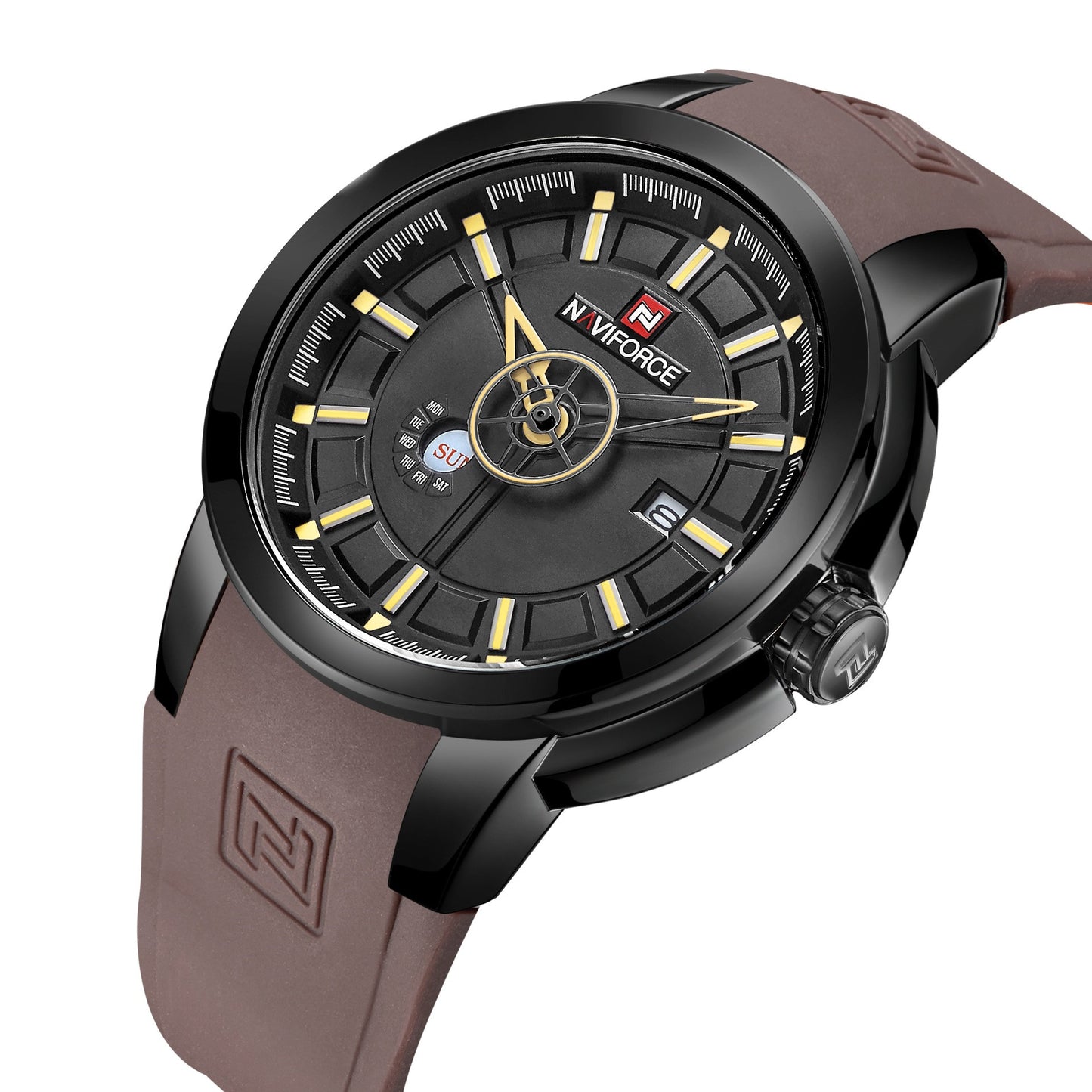 Men's Waterproof Quartz Sports Watch With Calendar