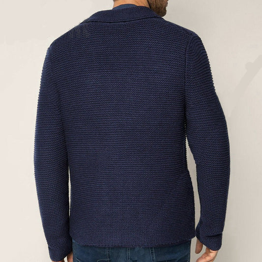 Men's Autumn And Winter Knitted Small Suit