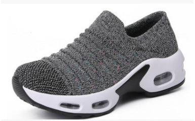 Plus Size Fly-knit Socks Shoes Women's Stretch Knitted