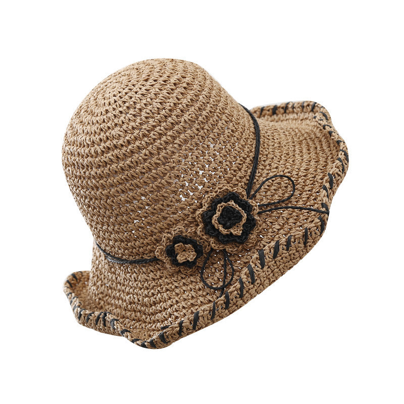 Women's Summer UV Protection Foldable Straw Hat