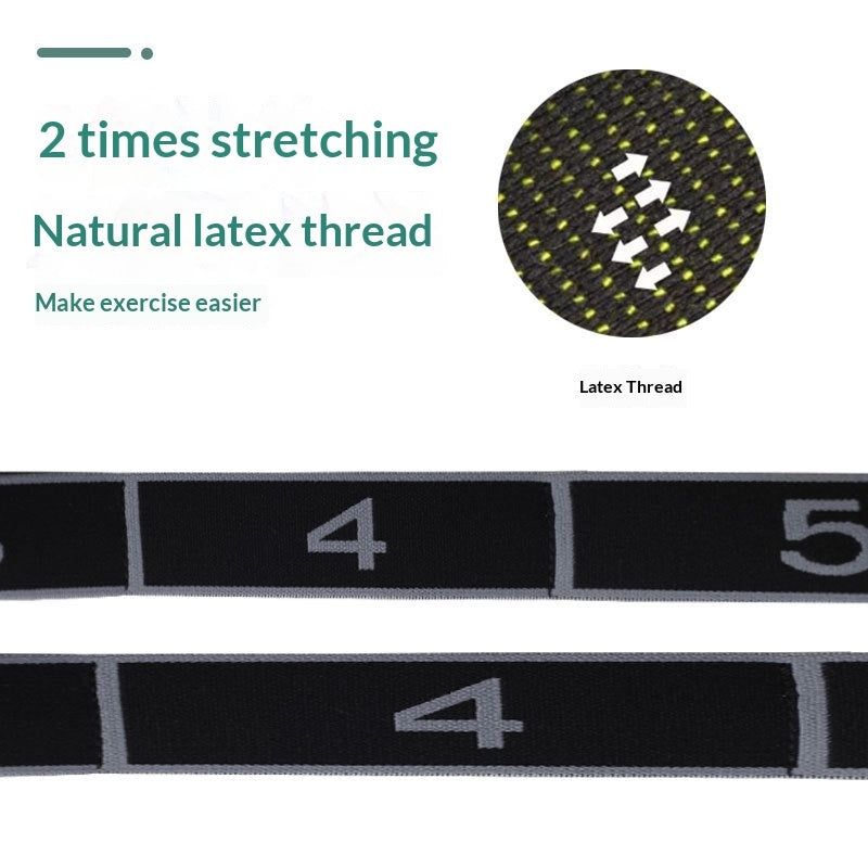 Digital Segment Dance Fitness Body-Shape Training Resistance Stretching Band