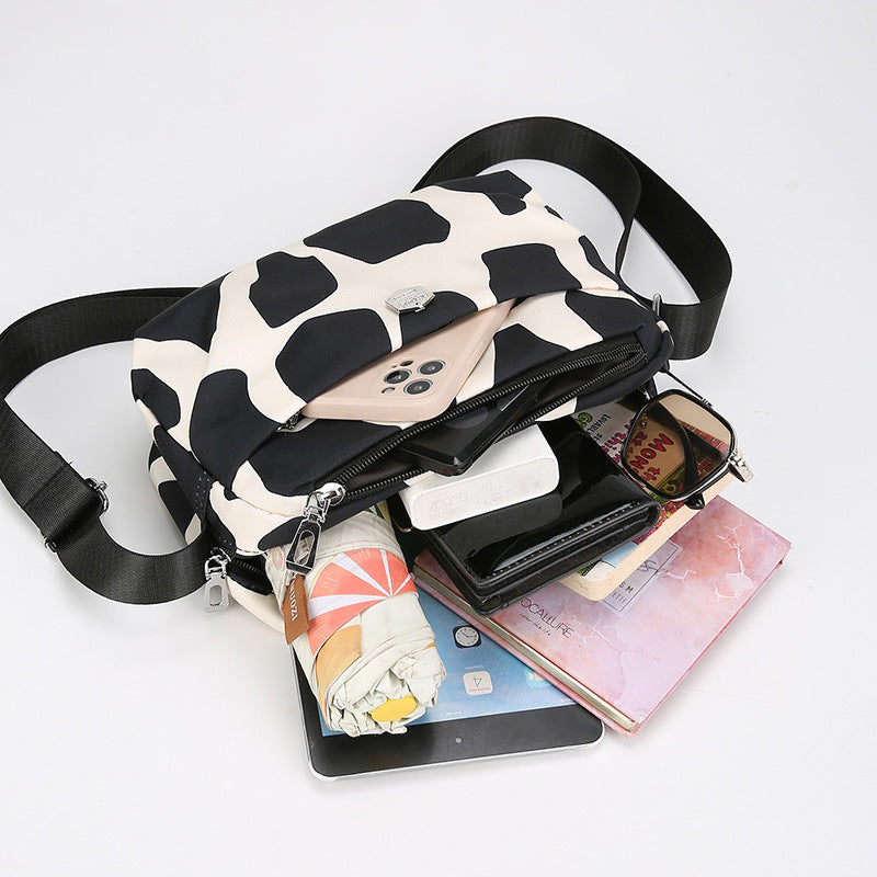 Women's Large-capacity Crossbody Bag, South Korean Silk Casual