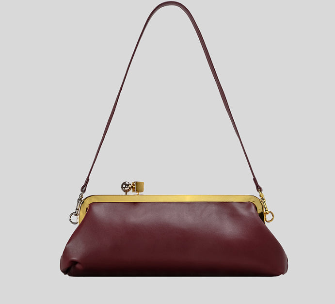 Mirror Baguette High-end Spherical Metal Block Clip Bag