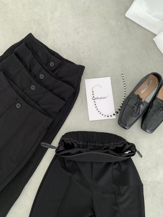High Waist Slim Fit Suit Casual Pants Drooping Slimming