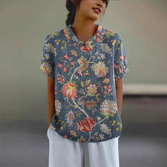 Summer Monsoon Short Sleeve Printing